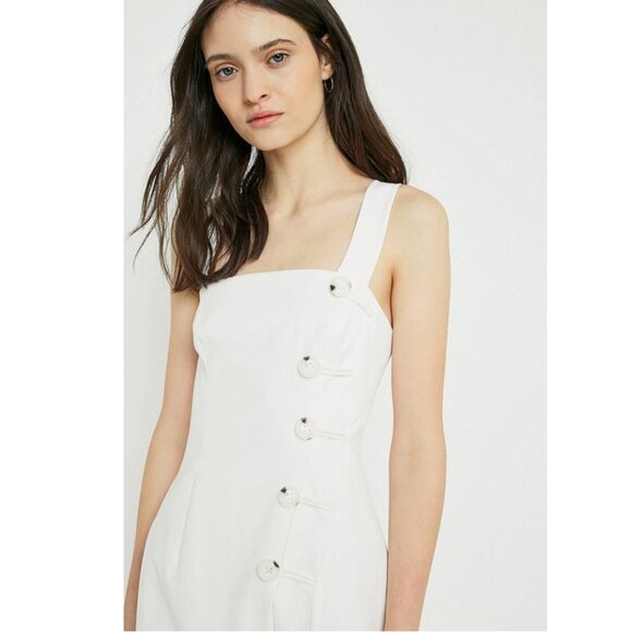 Finders Keepers Mila Ivory Button-Front Mini Dress - Picture 6 of 6